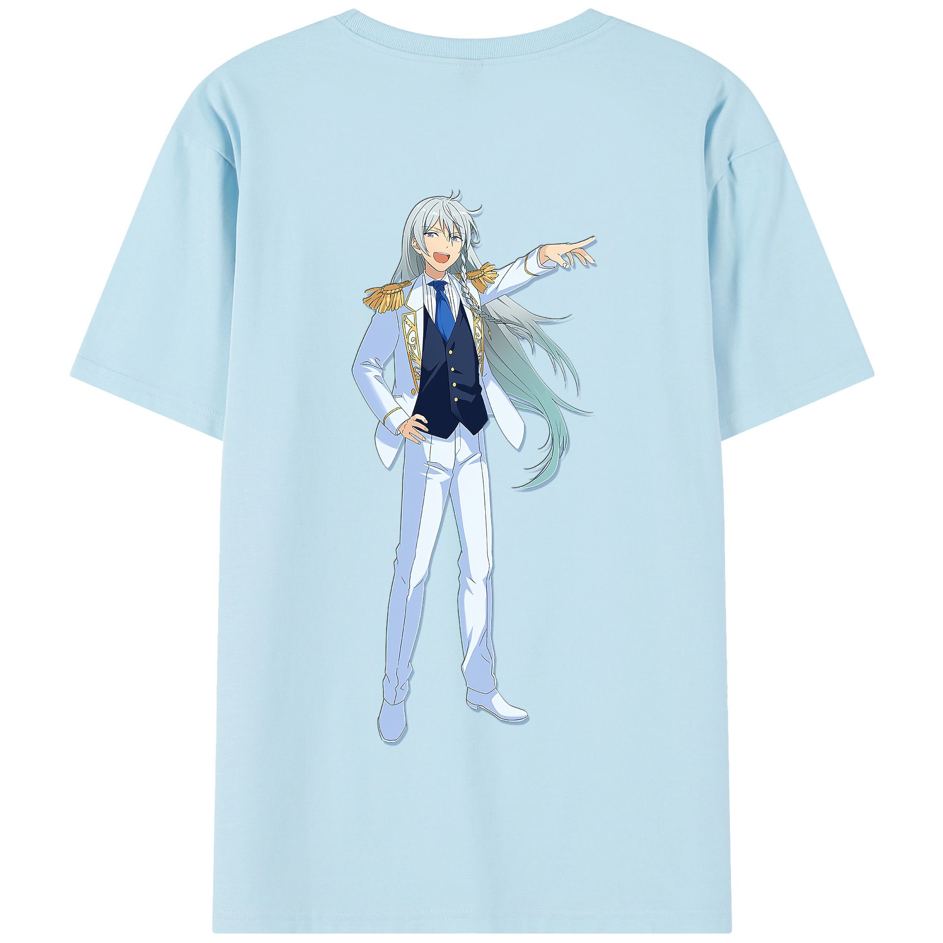 （画像用） あんさんぶるスターズ! Ensemble Stars 綿100％半袖Tシャツ（背面プリント）